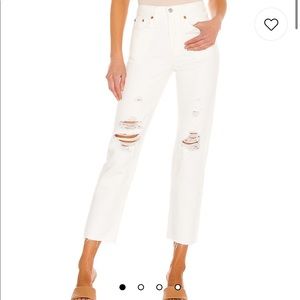 NWT Levi’s Wedgie Straight Jeans in Cloud Bank